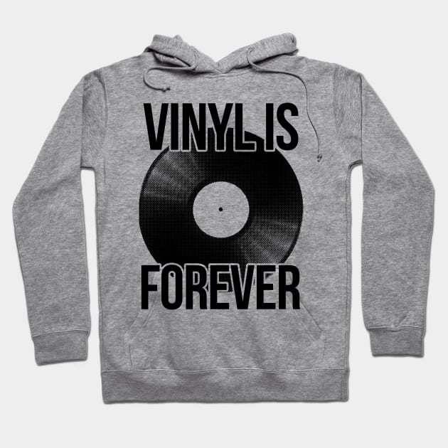 Vinyl Forever Vinyl Junkie Hoodie by CHROME BOOMBOX